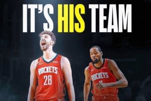 申京进化!美媒谈火箭:强如KD也只是二号武器 这支球队非常危险