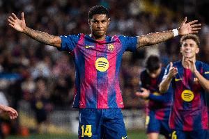  6球6助攻，拉什福德是巴萨本赛季参与进球数最多的球员